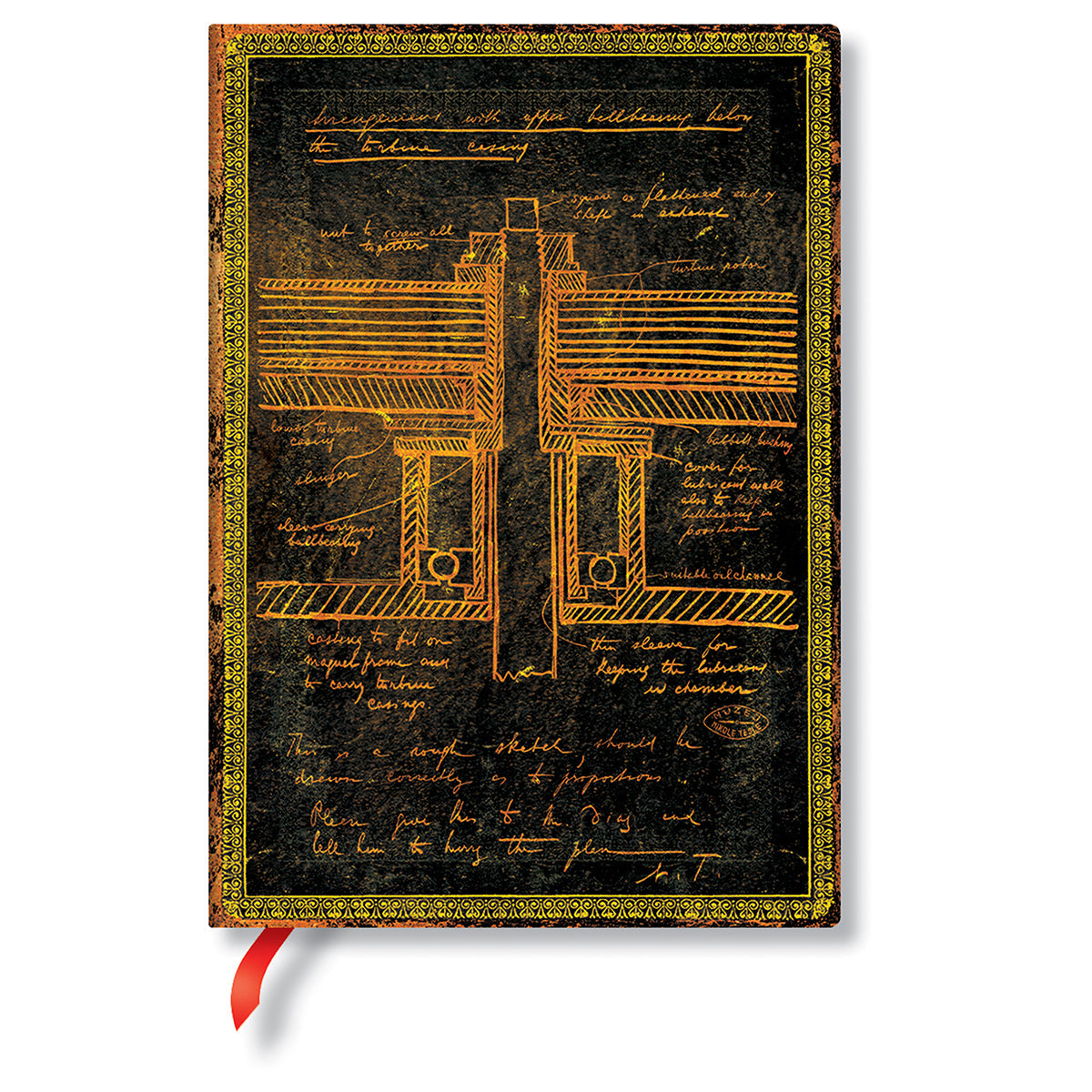 Libreta Ultra EMC Tesla Rayada