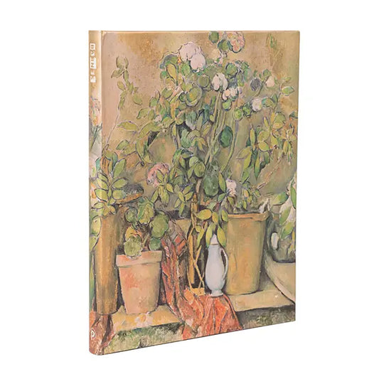 Libreta Macetas de Terracota y Flores de Cezanne