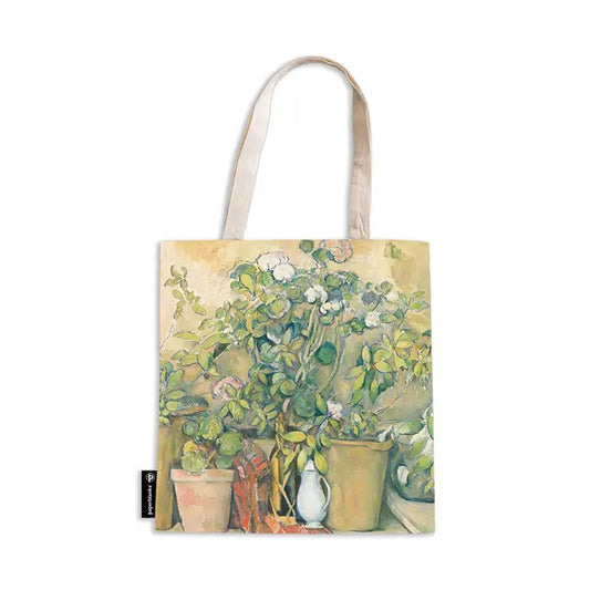 Bolsa de canvas reutilizable con bolsillo interior Cezanne’s